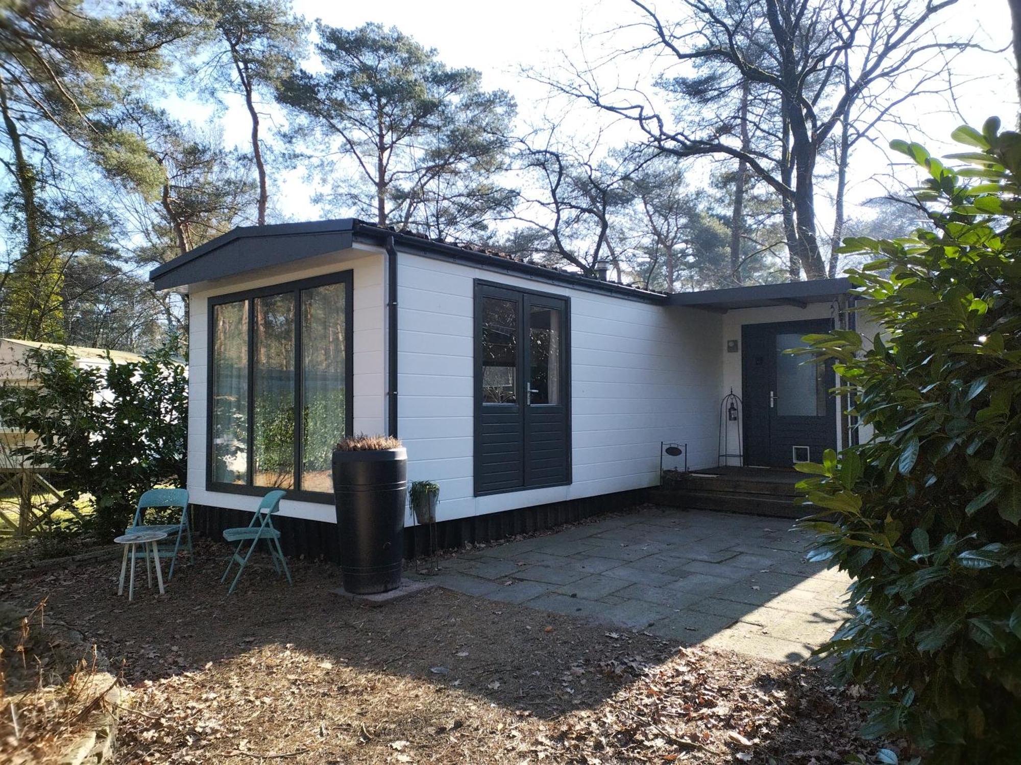 Wulft 47 Zonnig Gezellig 6P Chalet Met Zwembad In Bosrijke Omgeving Op Familie Camping De Vossenburcht IJhorst Exteriör bild